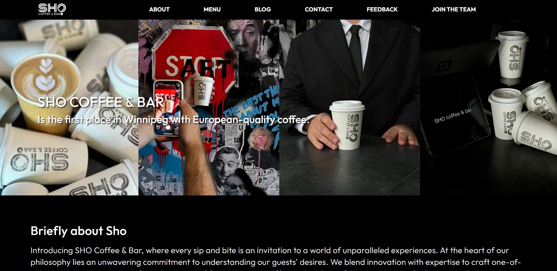 ShoCoffee Site Image